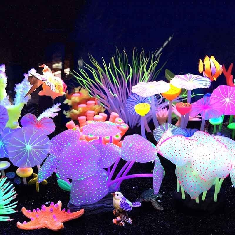 Live Plant Aquarium - Decoração Subaquática para Aquário: Plantas Artificiais