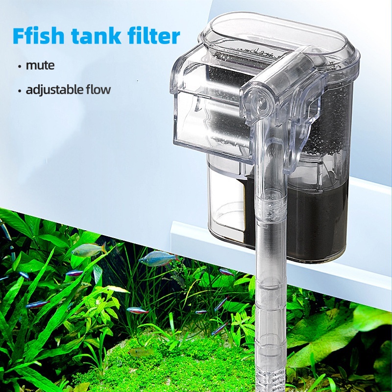 Planted Aquarium Cleaning - Mini Filtro USB Suspenso para Aquários
