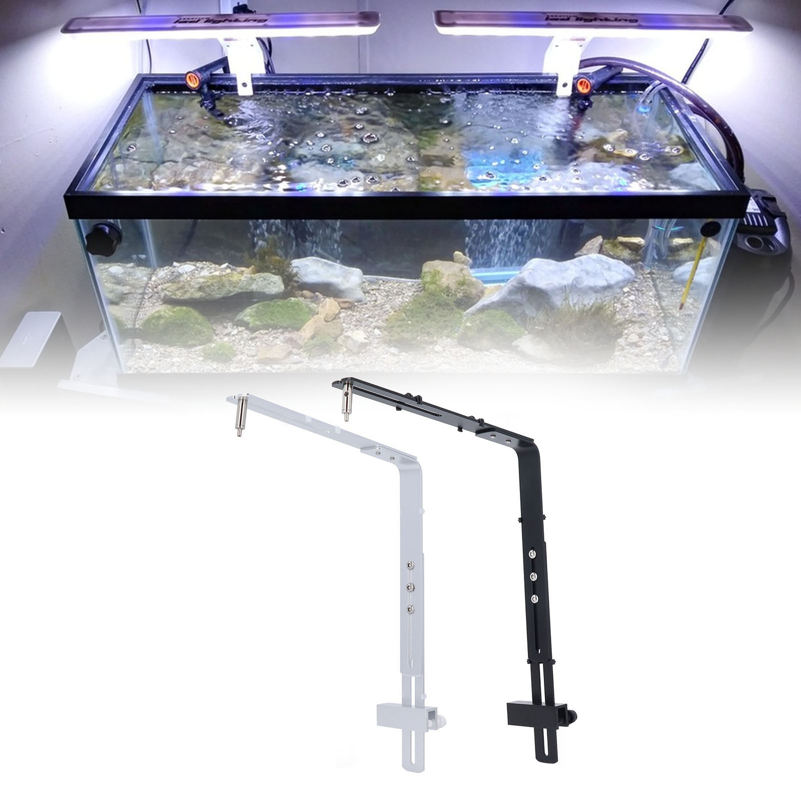 Aquarium Plant Holder - Suporte para lâmpada de aquário, suporte