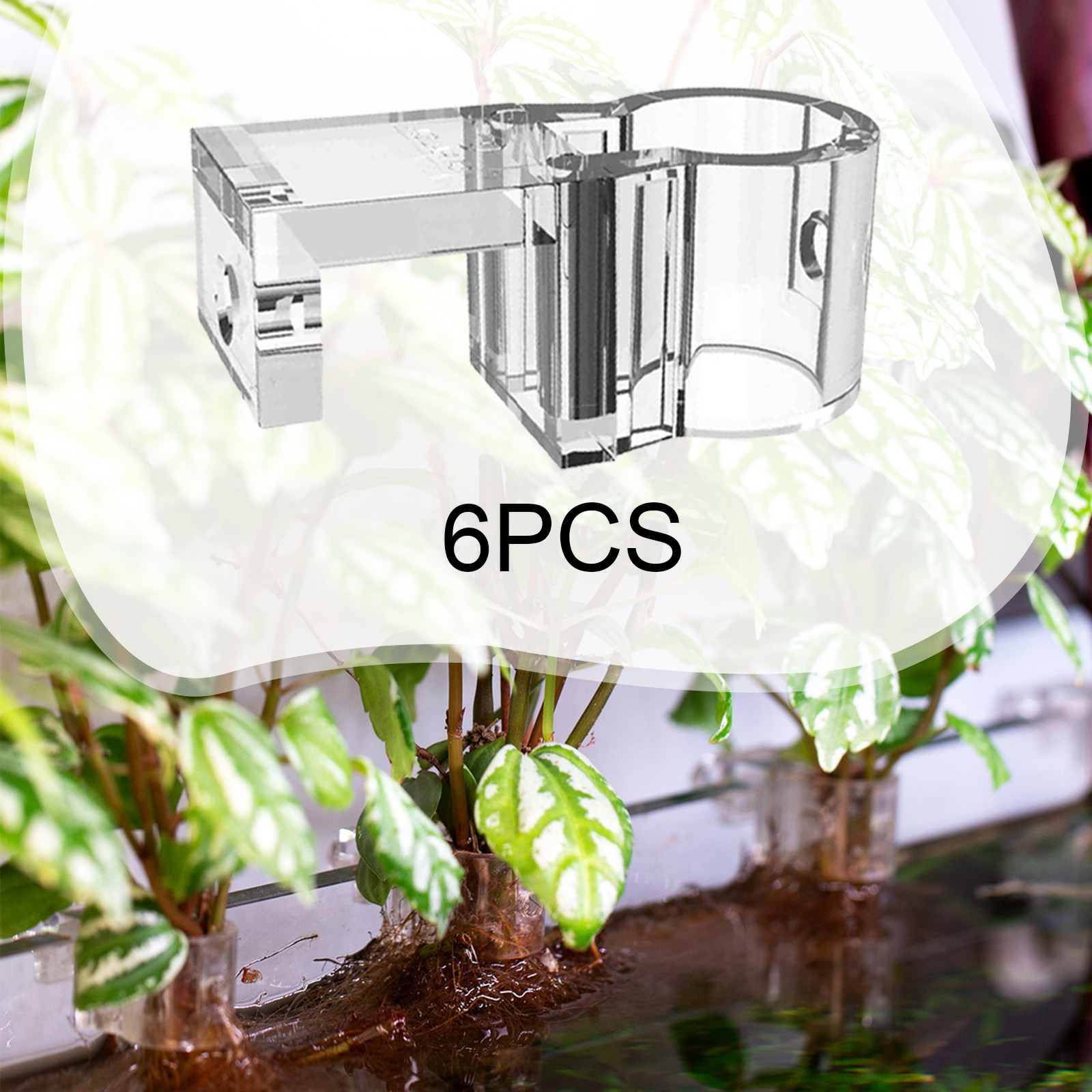 Aquarium Fertilizer - 6 Peças de Suporte para Plantas