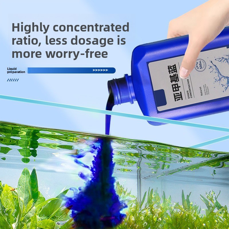 Aquarium Liquid Carbon - Concentrado azul de metileno, 200ml/500ml, para