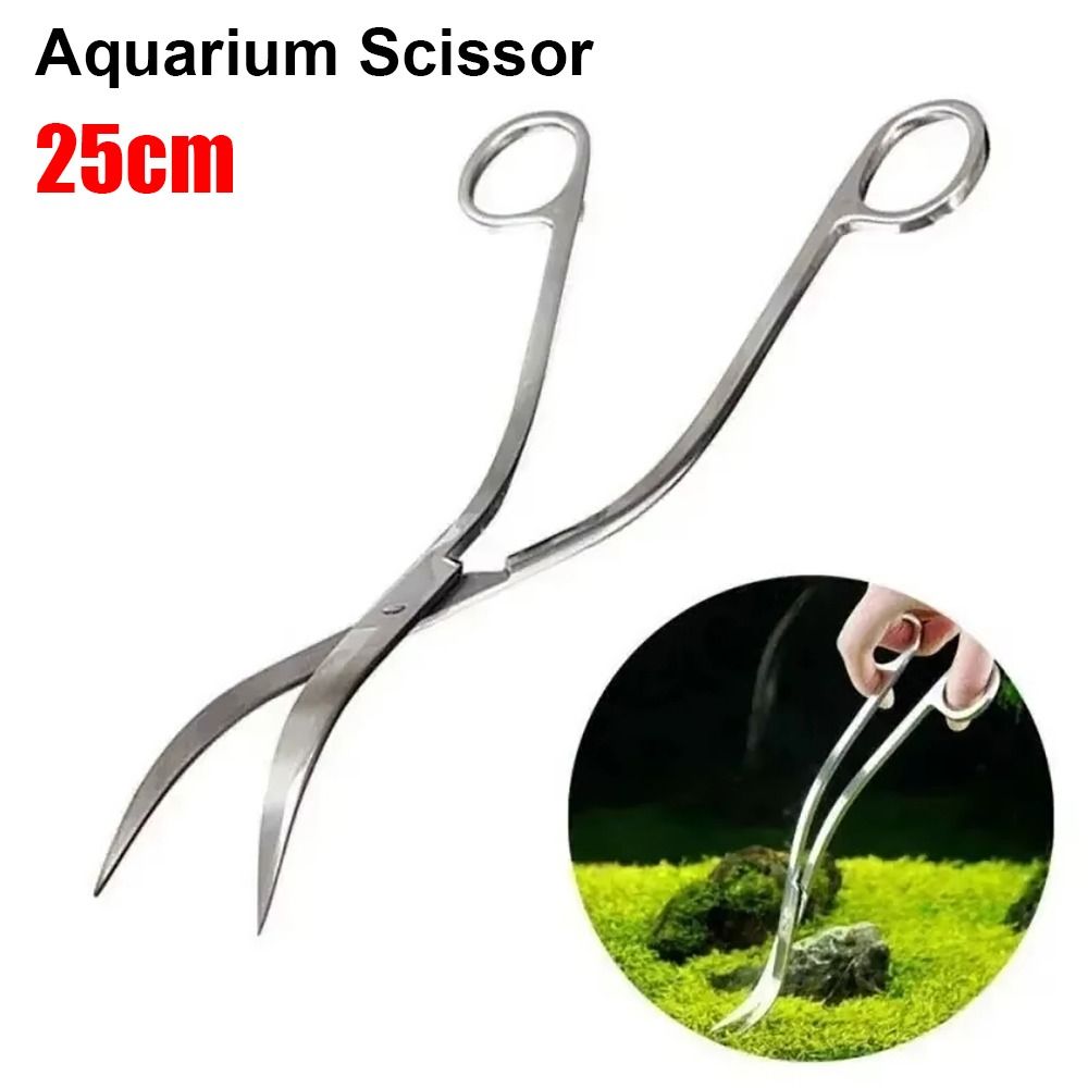 Planted Aquarium Cleaning - 1 Unidade Tesoura de Aço Inoxidável