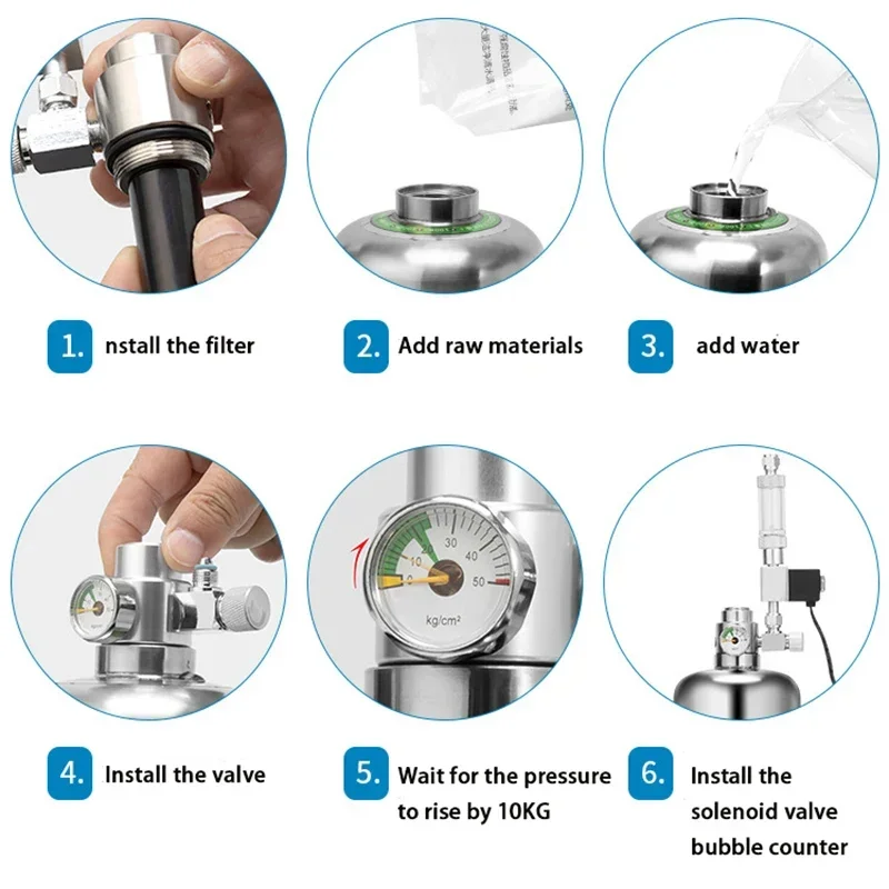 Aquário CO2 Gerador Kit Sistem - Aquarium Liquid Carbon avaliação e preço