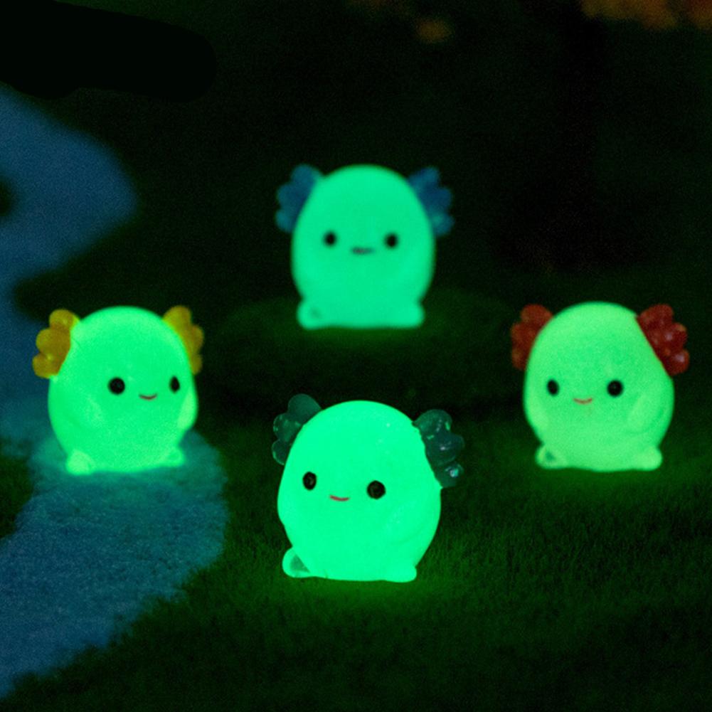 Miniaturas de axolote luminosa - Aquarium Moss avaliação e preço