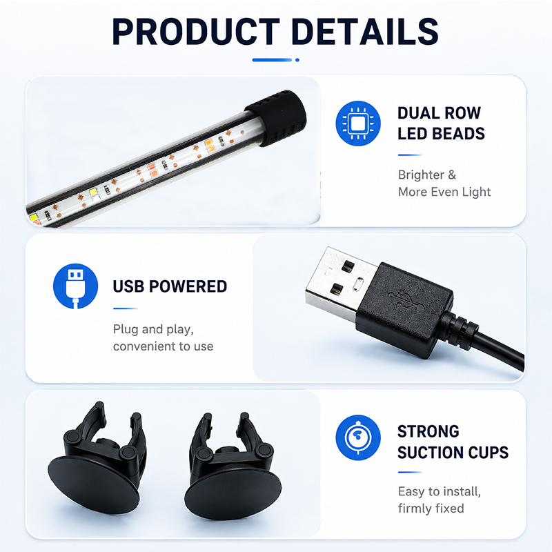 Luz LED de Faixa para Aquário  - Aquarium Plant Light avaliação e preço