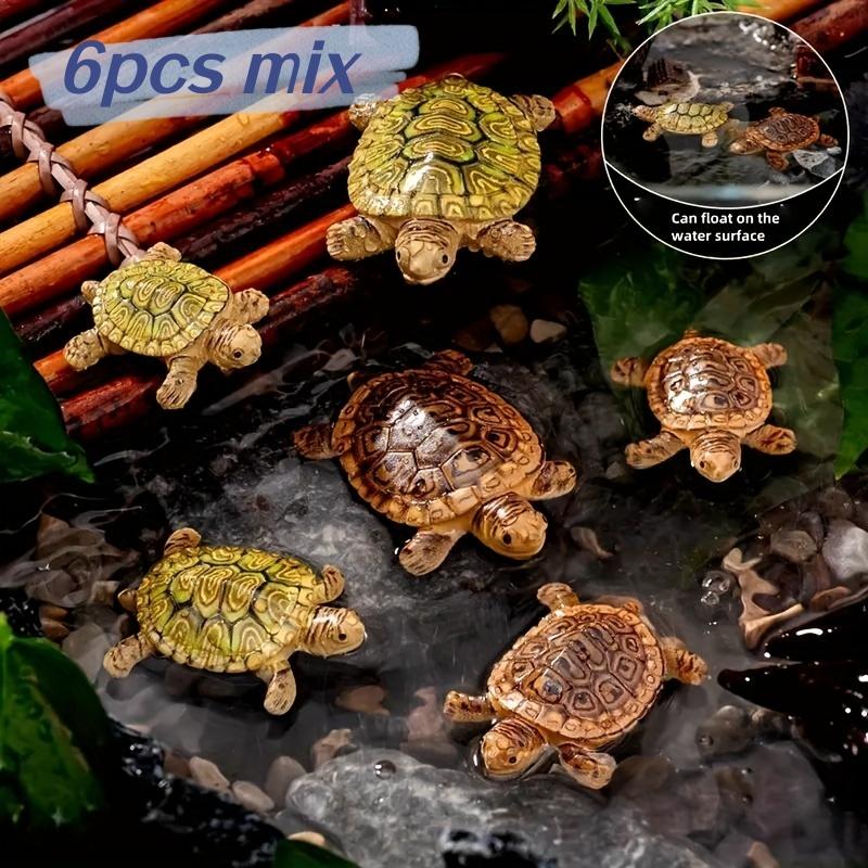 6 Mini Estátuas de Tartaruga p - Aquarium Moss avaliação e preço