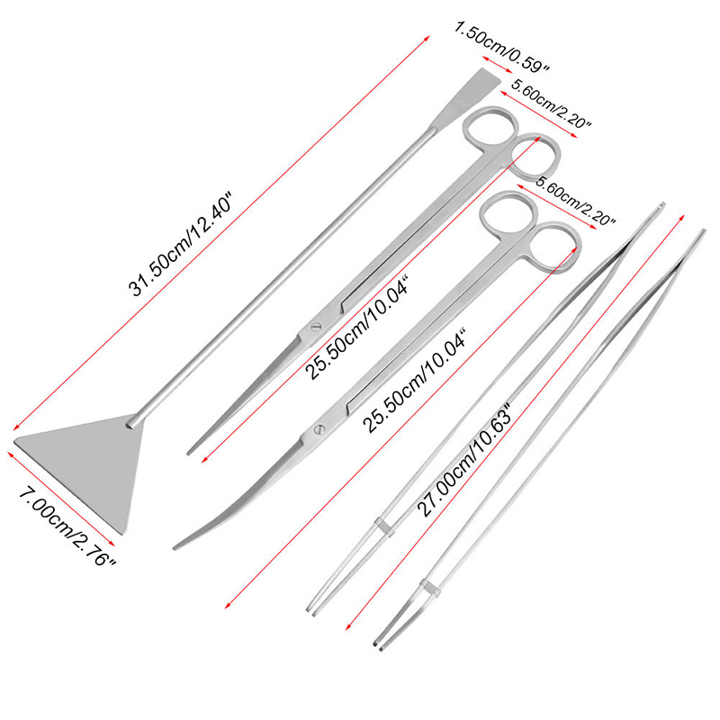 Kit profissional de ferramenta - Live Plant Aquarium avaliação e preço