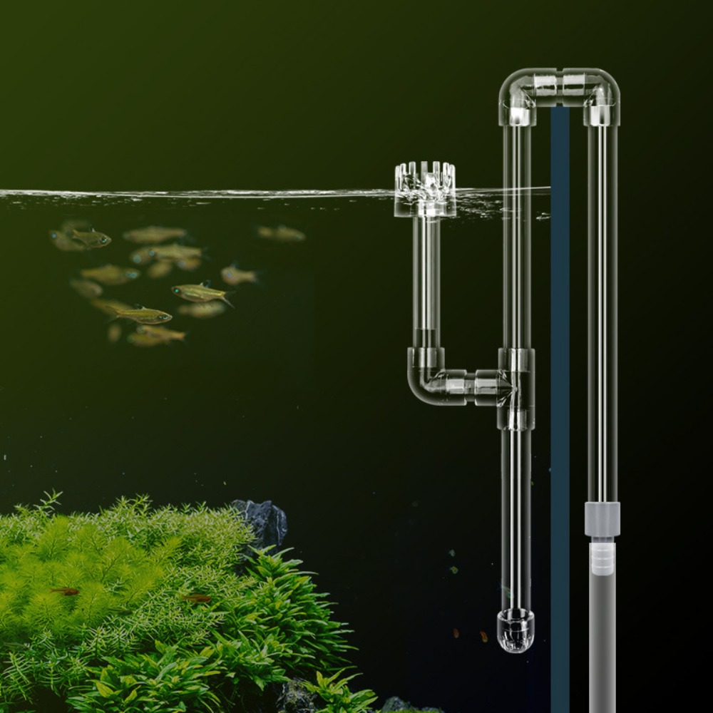 Diy claro aquário skimmer acrí - Aquarium Planted Tank Filter avaliação e preço